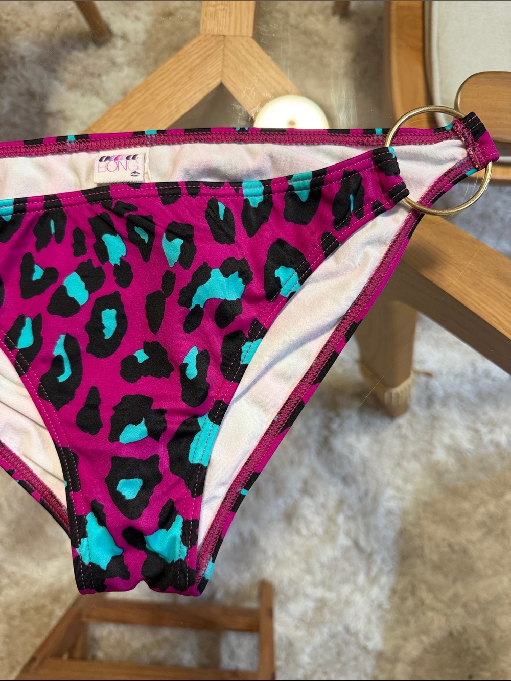 Vintage Y2K Billabong Swim Bottom with Ring Detail